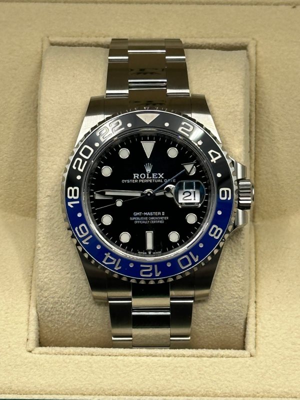 2023 Rolex GMT-Master II “Batman” 40mm 126710BLNR Oyster (Unworn) (No. 3 of 7) for sale