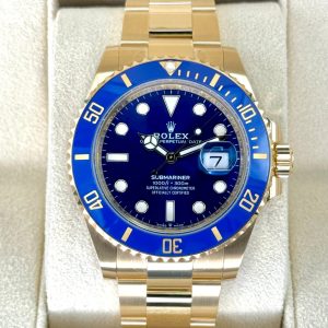 2024 Rolex Submariner “Bluesy” 41mm 126618LB Yellow Gold Blue Dial (Unworn) for sale