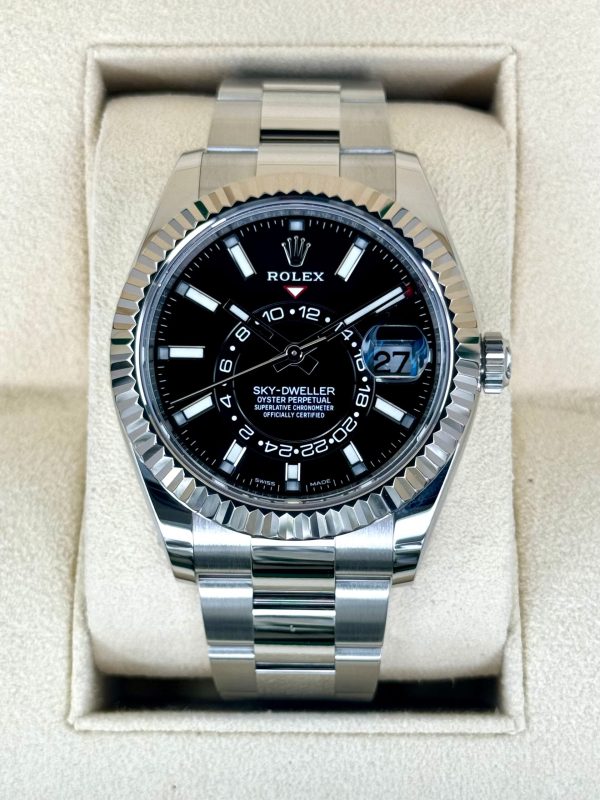 2023 Rolex Sky-Dweller 42mm 326934 Oyster Black Dial (No. 1 of 2) for sale