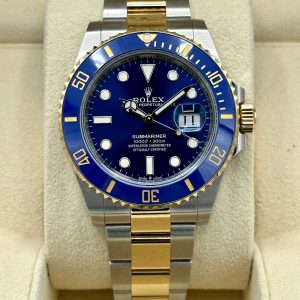 2023 Rolex Submariner “Bluesy” 126613LB Two-Tone Blue Dial (Unworn) for sale