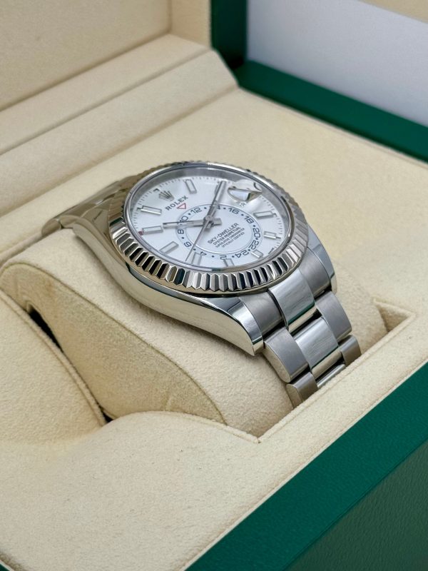 2023 Rolex Sky-Dweller 42mm 326934 Stainless Steel Oyster White Dial for sale