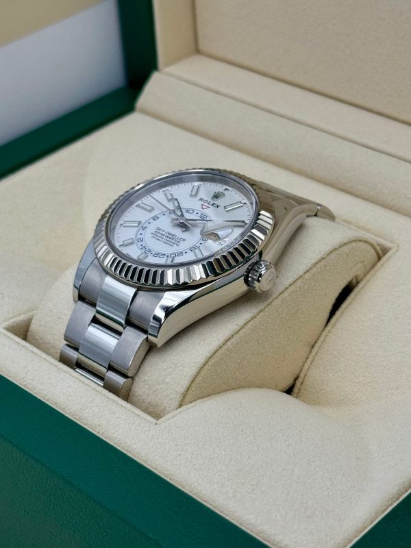 2023 Rolex Sky-Dweller 42mm 326934 Stainless Steel Oyster White Dial for sale