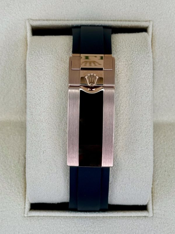2024 Rolex Yacht-Master 40mm 126655 Rose Gold Oysterflex Black Dial for sale