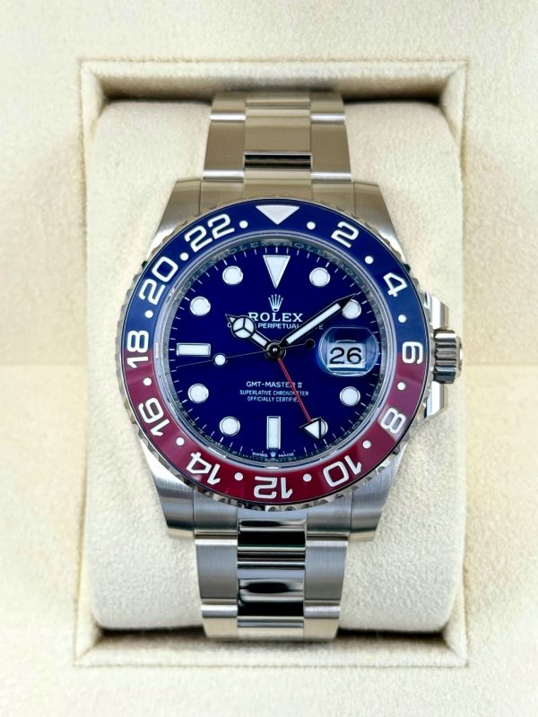 2023 Rolex GMT-Master II “Pepsi” 40mm 126719BLRO White Gold Oyster (Unworn) for sale