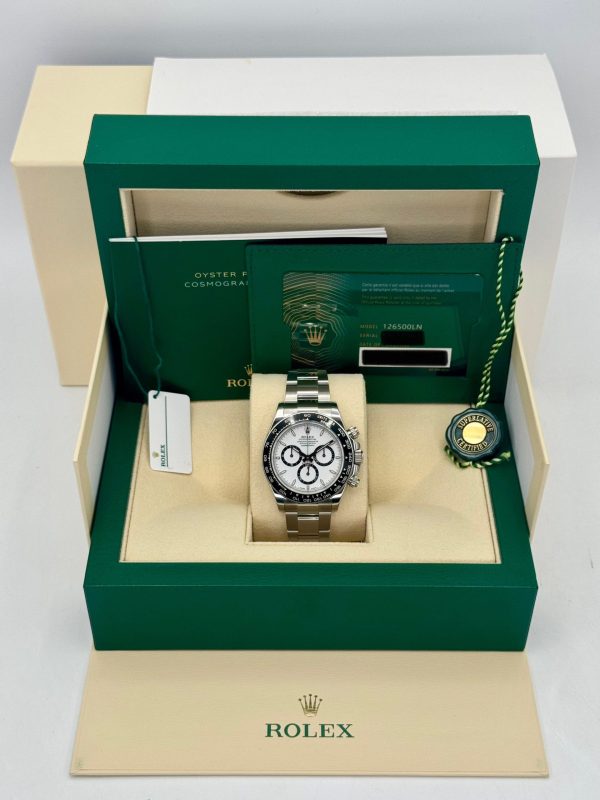 2024 Rolex Daytona 40mm 126500LN Stainless Steel Panda Dial for sale