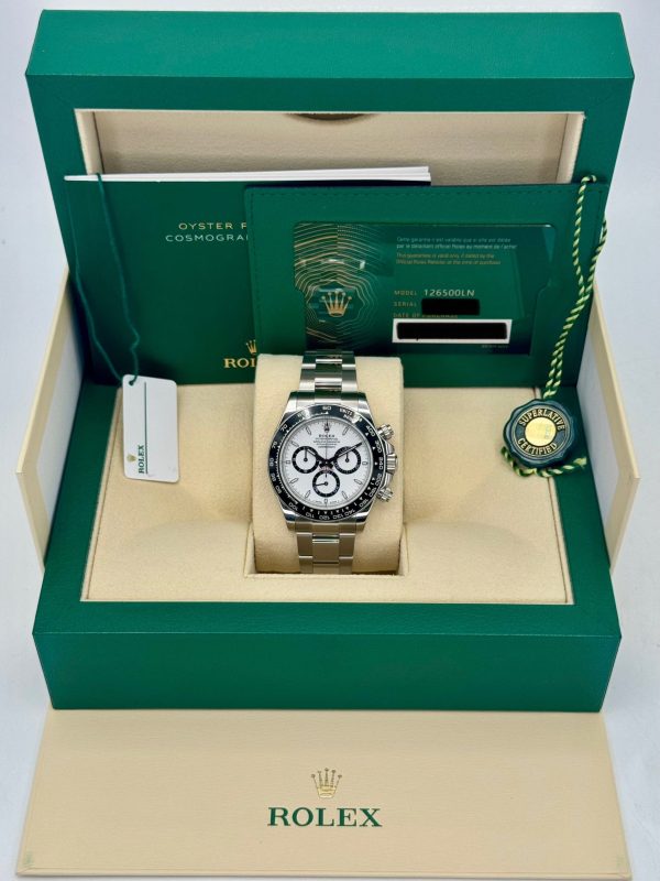 2024 Rolex Daytona 40mm 126500LN Stainless Steel Panda Dial for sale