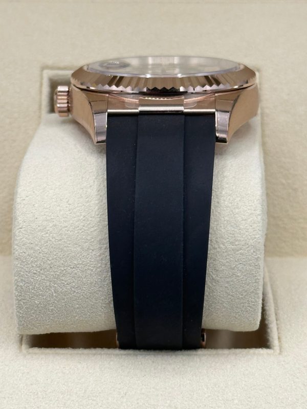 2023 Rolex Sky-Dweller 336235 Rose Gold Oysterflex Chocolate Dial (Unworn) for sale