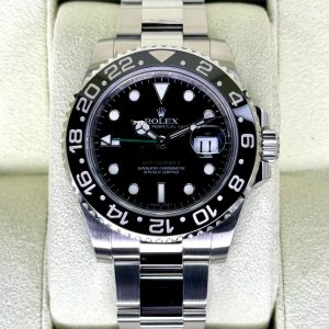 2012 Rolex GMT-Master II 40mm 116710LN Stainless Steel Black Dial (No. 1 of 7) for sale