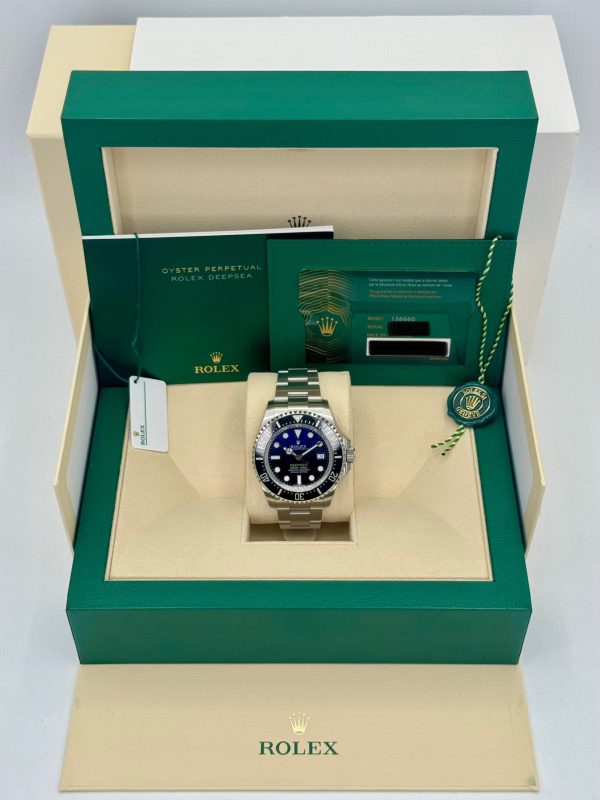 2024 Rolex Deepsea James Cameron 44mm 136660 Blue Dial (Unworn) (No. 2 of 2) for sale