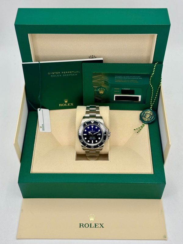 2024 Rolex Deepsea James Cameron 44mm 136660 Blue Dial (Unworn) (No. 2 of 2) for sale