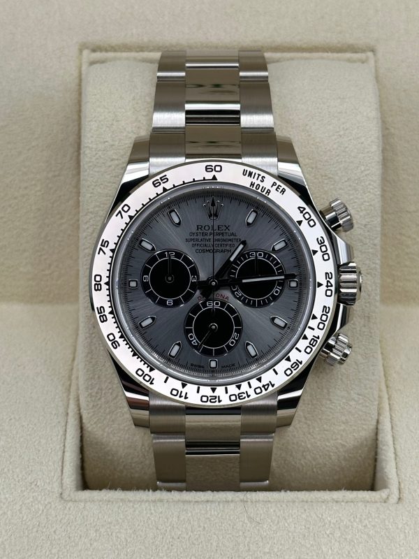 2023 Rolex Daytona 40mm 116509 White Gold Silver Dial (Unworn) for sale