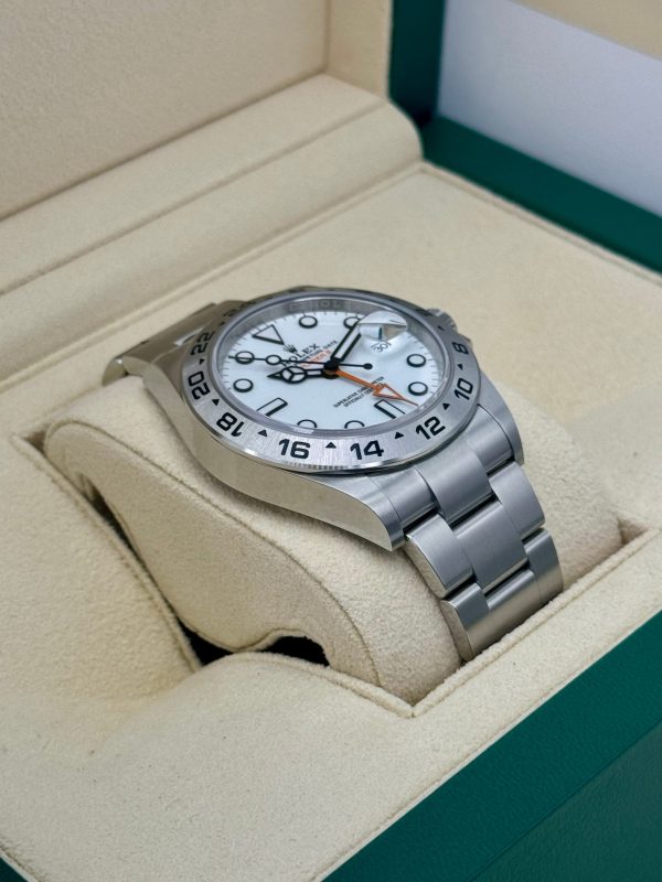 2024 Rolex Explorer II 42mm 226570 Stainless Steel Polar White Dial for sale