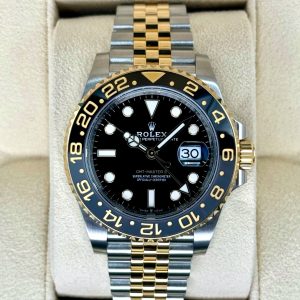 2024 Rolex GMT-Master II 40mm 126713GRNR Two-Tone Jubilee Black Dial (No. 2 of 4) for sale