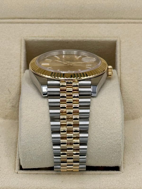 2021 Rolex Datejust 41mm 126333 Two-Tone Jubilee Champagne Stick Dial for sale