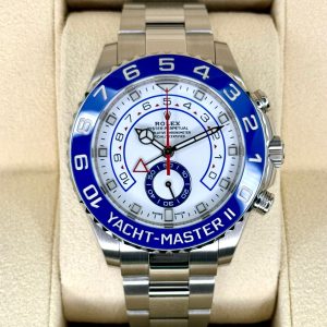 2019 Rolex Yacht-Master II 44mm 116680 Stainless Steel White Dial for sale
