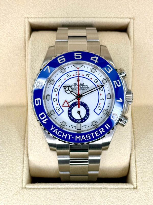 2019 Rolex Yacht-Master II 44mm 116680 Stainless Steel White Dial for sale