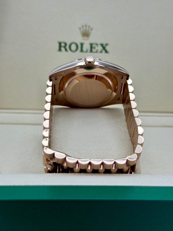2024 Rolex Day-Date 40mm 228235 Rose Gold MOP Diamond Dial (Unworn) for sale