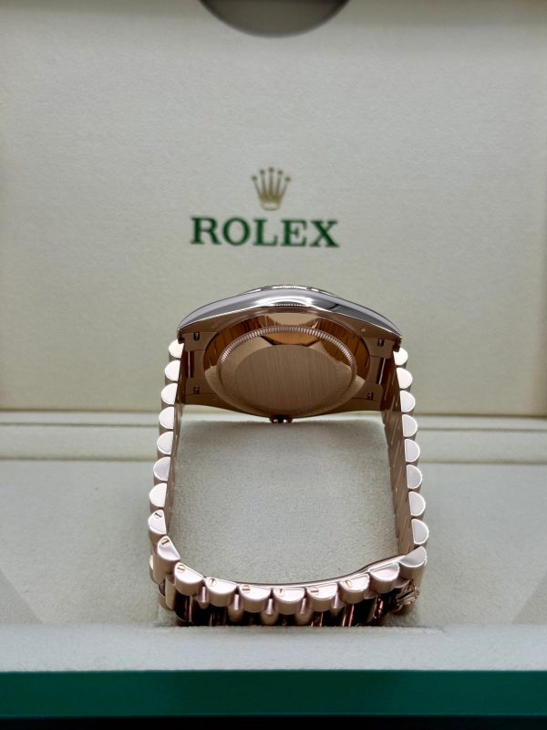 2024 Rolex Day-Date 40mm 228235 Rose Gold MOP Diamond Dial (Unworn) for sale