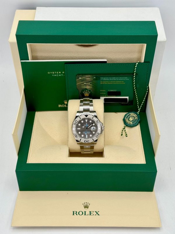 2024 Rolex Yacht-Master 40mm 126622 Stainless Steel Rhodium Dial (Unworn) for sale