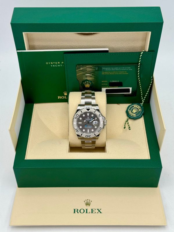 2024 Rolex Yacht-Master 40mm 126622 Stainless Steel Rhodium Dial (Unworn) for sale