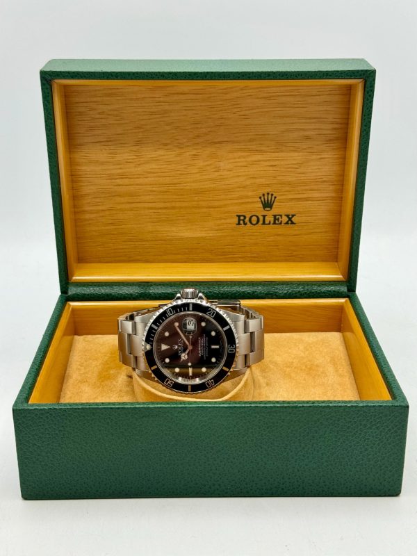 2002 Rolex Submariner Date 40mm 16610 Stainless Steel Black Dial (No. 2 of 2) for sale