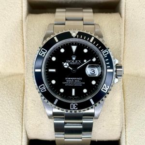 2002 Rolex Submariner Date 40mm 16610 Stainless Steel Black Dial (No. 2 of 2) for sale