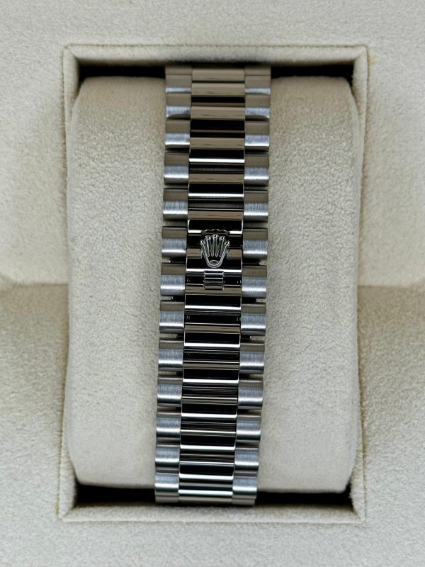 2023 Rolex Day-Date 40mm 228239 White Gold Olive Dial for sale