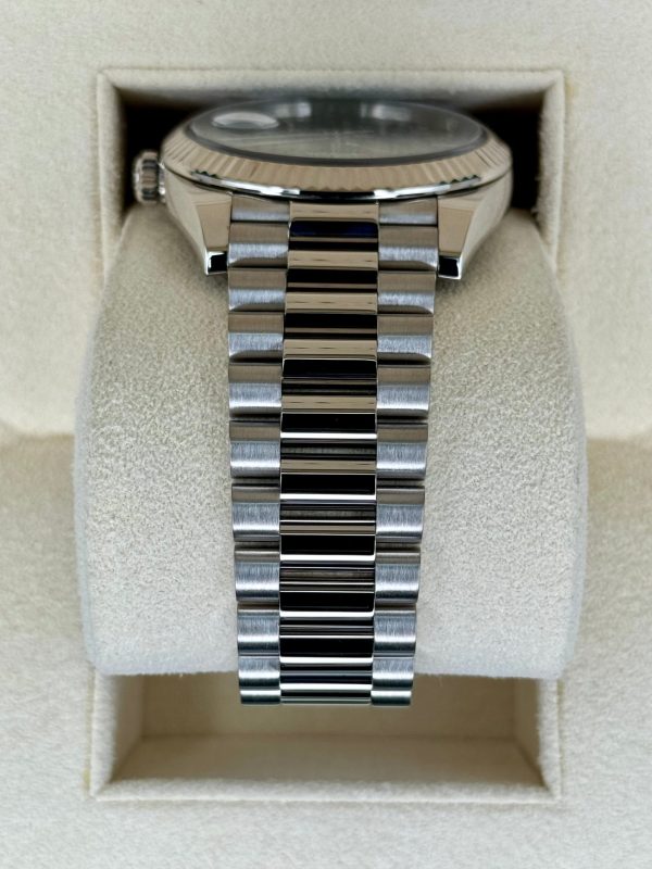 2023 Rolex Day-Date 40mm 228239 White Gold Olive Dial for sale