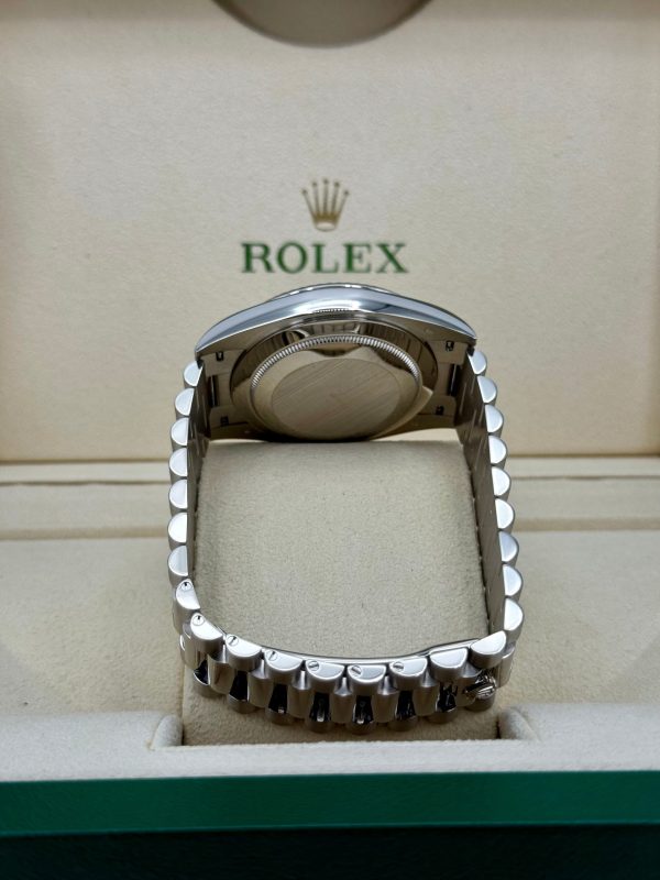 2023 Rolex Day-Date 40mm 228239 White Gold Olive Dial for sale