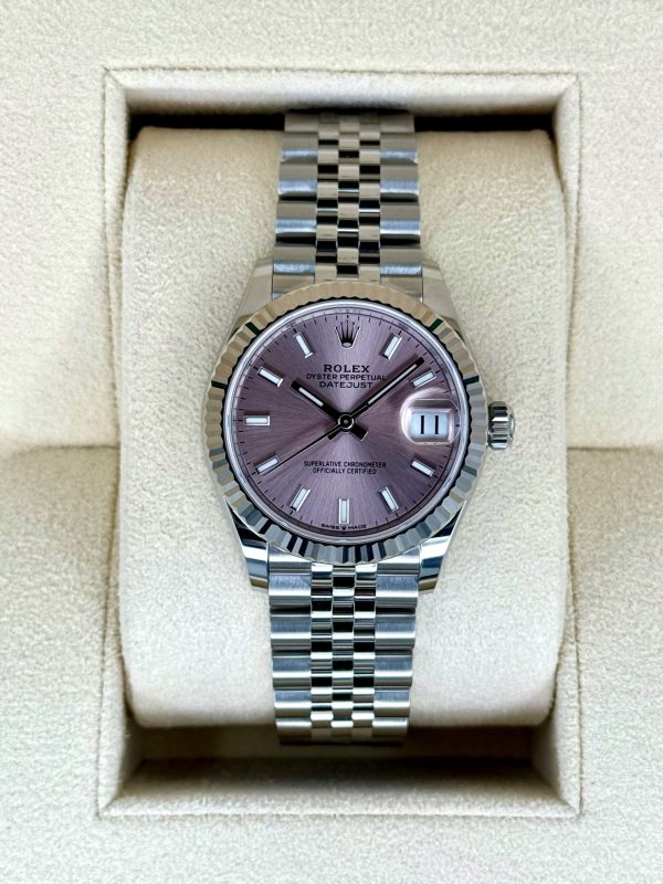 2024 Rolex Datejust 31mm 278274 Stainless Steel Jubilee Pink Dial (Unworn) for sale