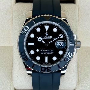 2024 Rolex Yacht-Master 42mm 226659 White Gold Oysterflex Black Dial (Unworn) for sale
