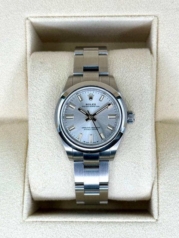 2024 Rolex Oyster Perpetual 28mm 276200 Silver Dial (Unworn) for sale