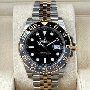 2023 Rolex GMT-Master II 40mm 126713GRNR Two-Tone Jubilee Black Dial (Unworn) for sale