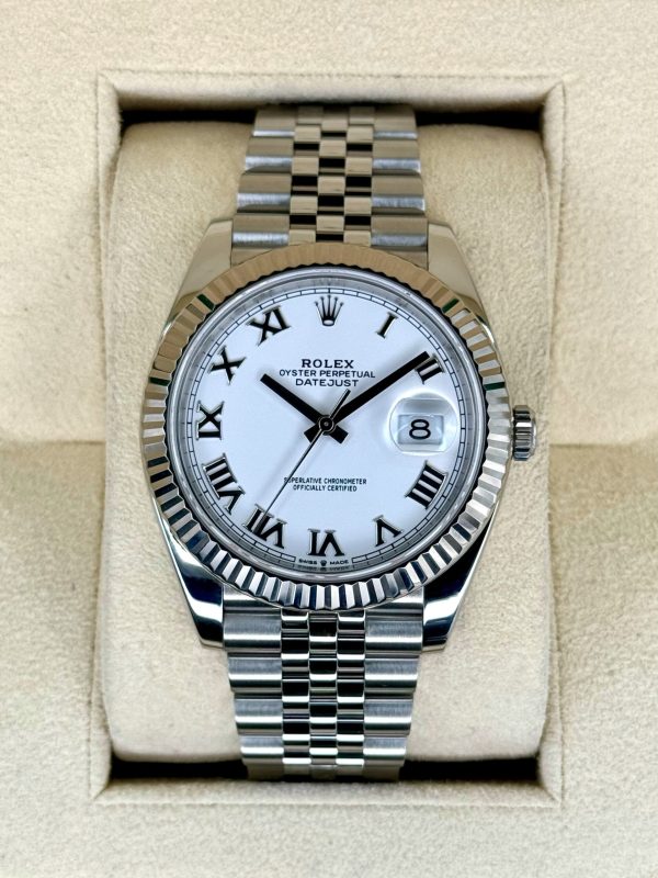 2021 Rolex Datejust 41mm 126334 Stainless Steel Jubilee White Dial for sale