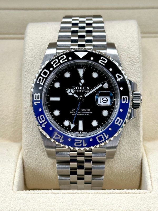2022 Rolex GMT-Master II “Batgirl” 40mm 126710BLNR Jubilee Black Dial (Unworn) (No. 1 of 2) for sale