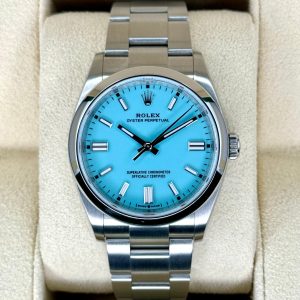 2023 Rolex Oyster Perpetual 36mm 126000 Tiffany Blue Dial for sale