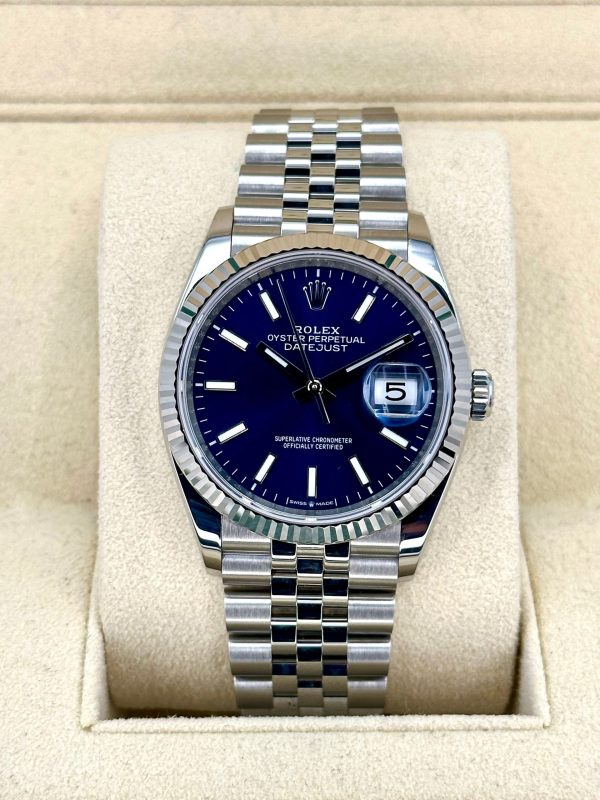 2022 Rolex Datejust 36mm 126234 Jubilee Blue Dial for sale