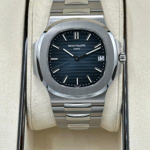 Patek Philippe 40mm 5711/1A-010 Nautilus Stainless Steel Blue Dial for sale