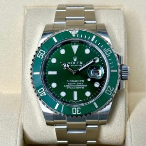 2015 Rolex Submariner “Hulk” 40mm 116610LV Green Dial (No. 3 of 7) for sale