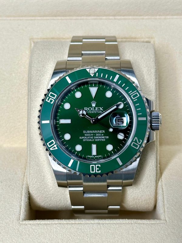 2015 Rolex Submariner “Hulk” 40mm 116610LV Green Dial (No. 3 of 7) for sale