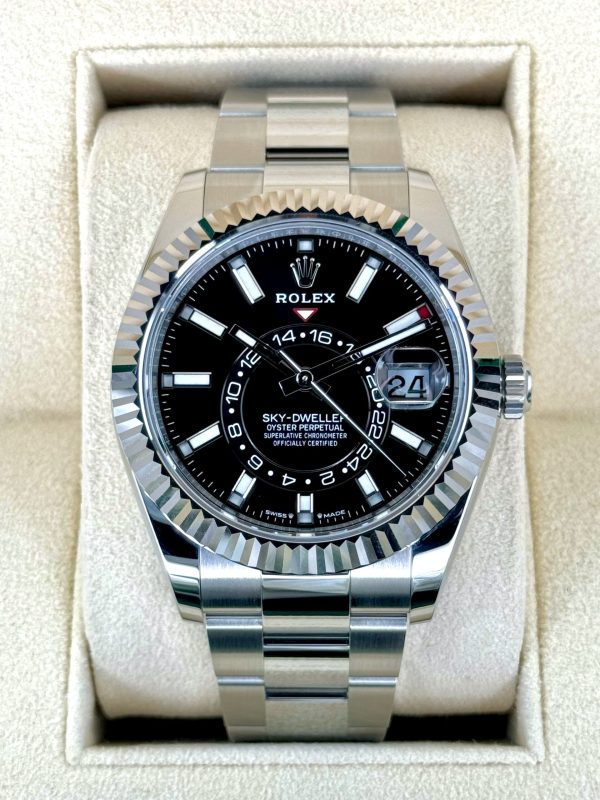 2024 Rolex Sky-Dweller 42mm 336934 Oyster Black Dial (Unworn) (No. 2 of 3) for sale