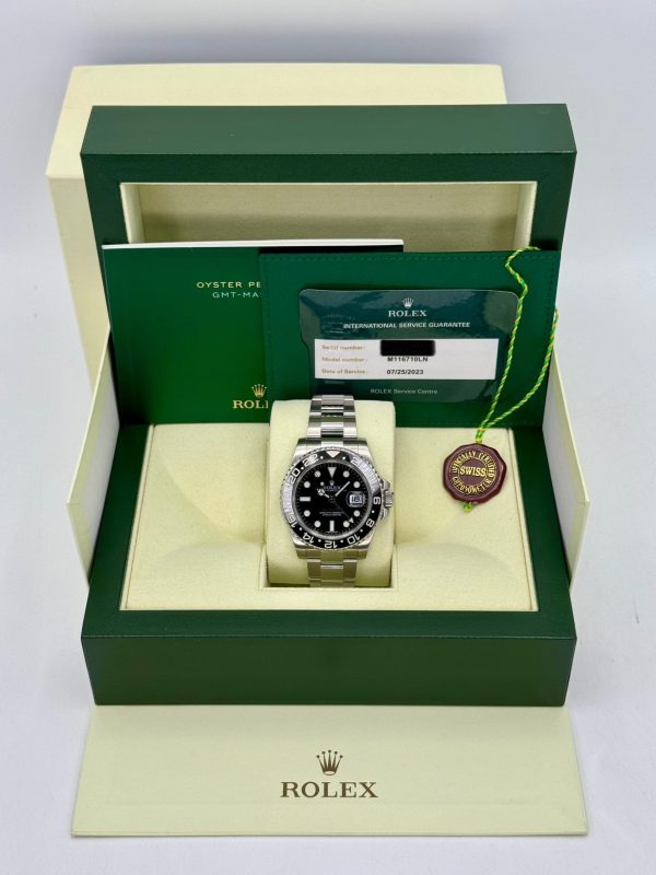 Rolex GMT-Master II 40mm 116710LN Stainless Steel Black Dial (No. 2 of 2) for sale