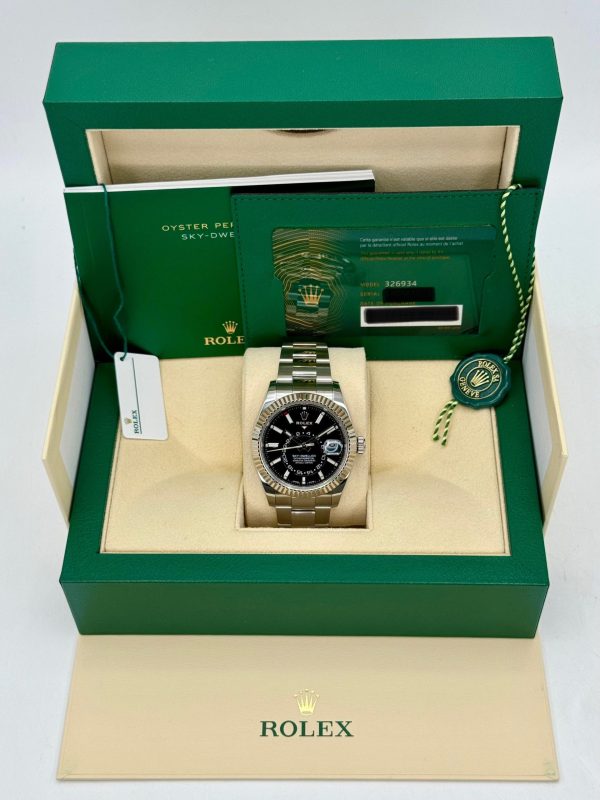 2023 Rolex Sky-Dweller 42mm 326934 Oyster Black Dial (No. 2 of 2) for sale
