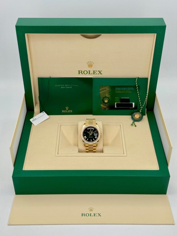 2024 Rolex Day-Date 40mm 228348RBR Presidential Green Dial (Unworn) for sale