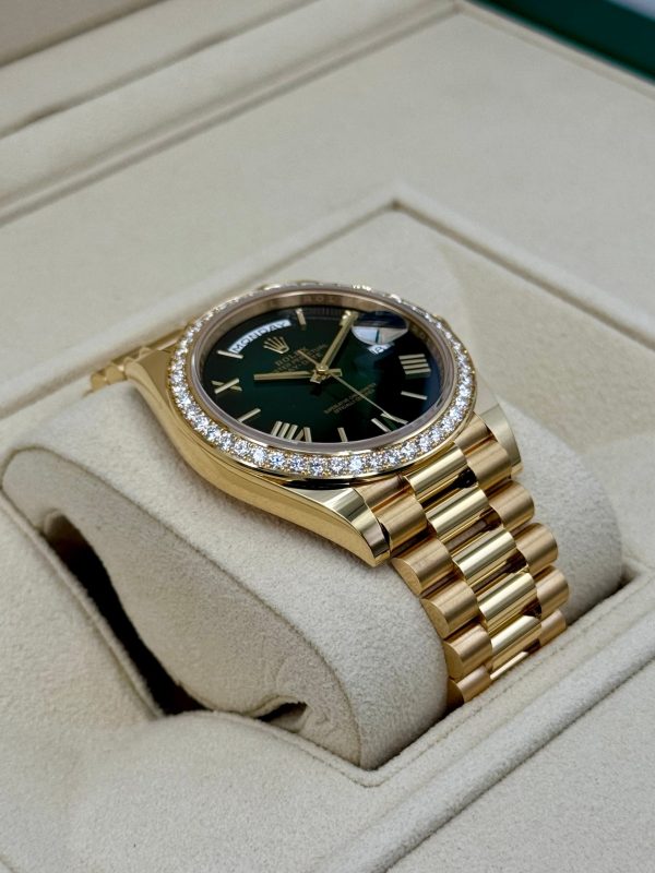 2024 Rolex Day-Date 40mm 228348RBR Presidential Green Dial (Unworn) for sale