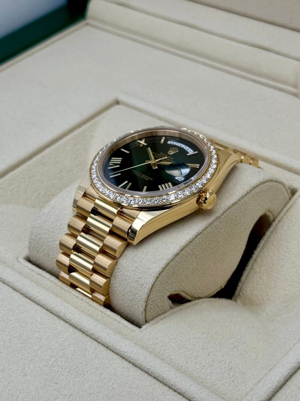 2024 Rolex Day-Date 40mm 228348RBR Presidential Green Dial (Unworn) for sale