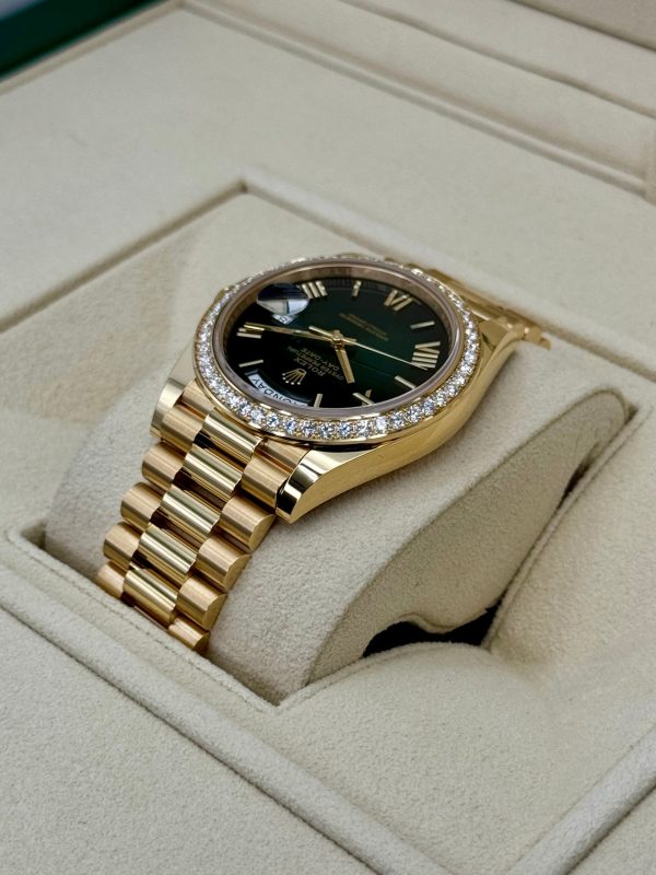 2024 Rolex Day-Date 40mm 228348RBR Presidential Green Dial (Unworn) for sale