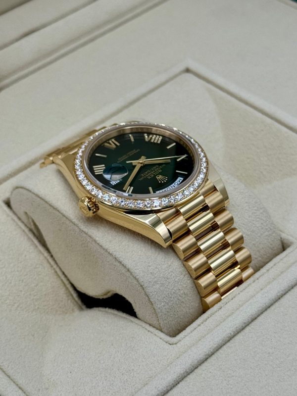 2024 Rolex Day-Date 40mm 228348RBR Presidential Green Dial (Unworn) for sale