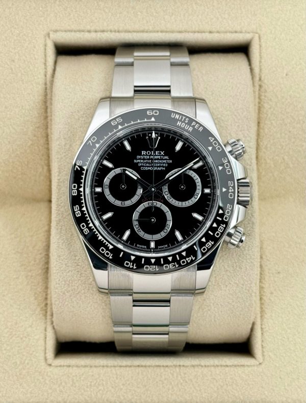 2024 Rolex Daytona 40mm 126500LN Stainless Steel Black Dial (No. 3 of 3) for sale