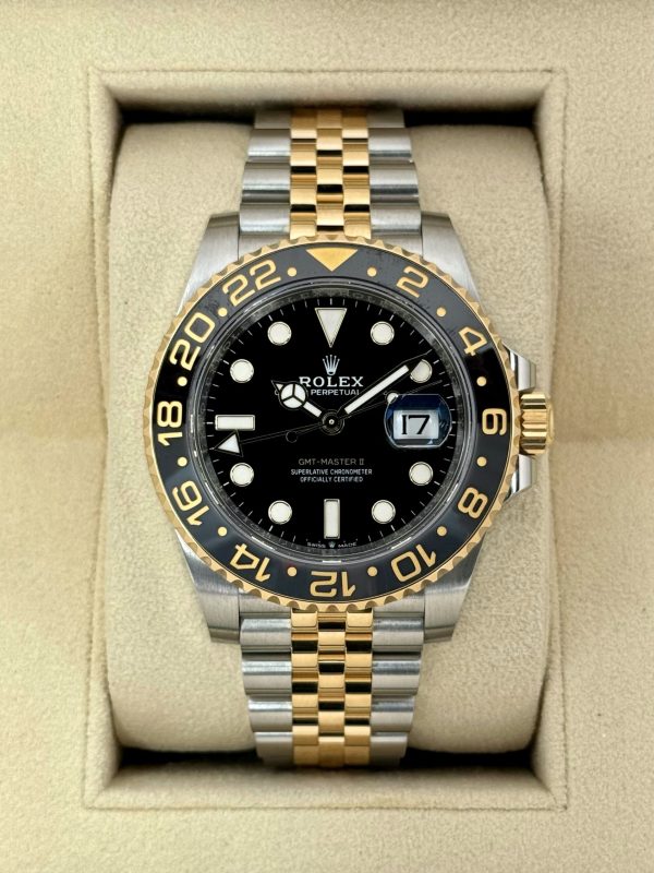 2024 Rolex GMT-Master II 40mm 126713GRNR Two-Tone Jubilee Black Dial (No. 3 of 4) for sale